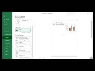 Teil 6 Tabelle und Diagramm drucken