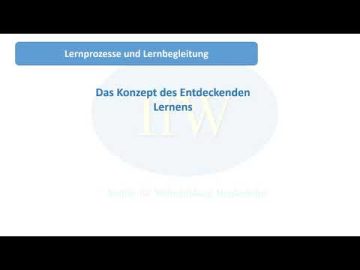 Das Konzept des Entdeckenden Lernens