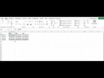 Teil 24 Basiswissen Formatierung in Excel