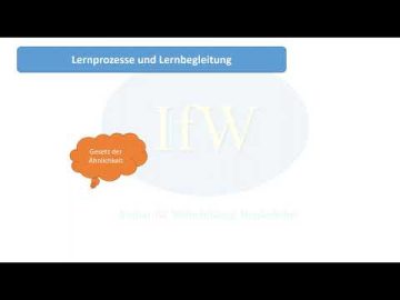 Unter welchen Bedingungen wird glernt und erinnert