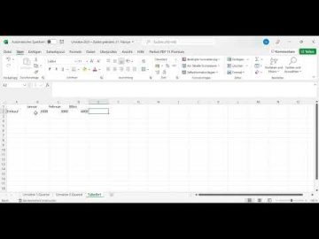Teil 11 Daten im Tabellenblatt eingeben