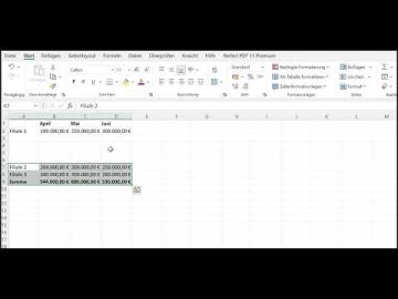 Teil 33 Verschieben und Kopieren mit der Maus in Excel