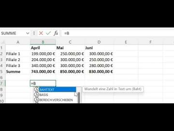 Video 21 Zellbez&uuml;ge einf&uuml;gen in Excel