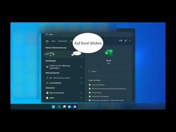 Teil 2 Excel starten