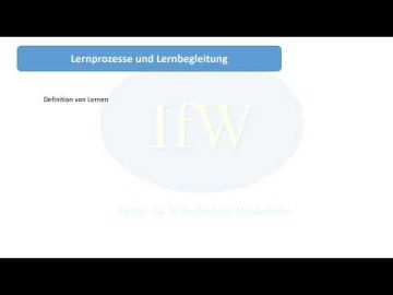 Defintion von Lernen